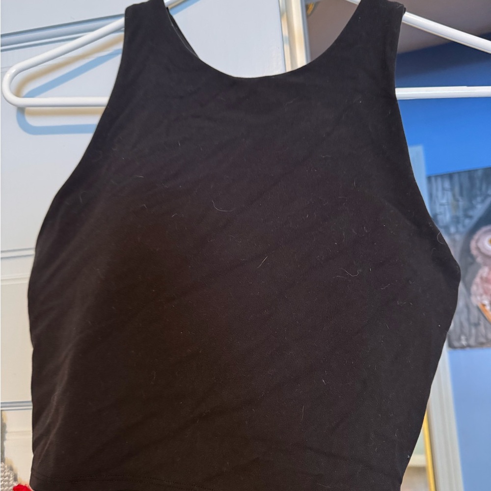 Black Sleeveless Top